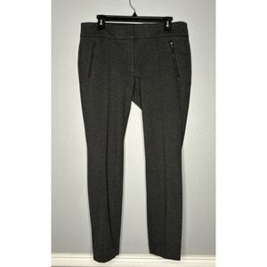 ANN TAYLOR LOFT CHARCOAL GRAY EVERYDAY CASUAL CAREER BUSINESS OFFICE WEAR SZ. 12